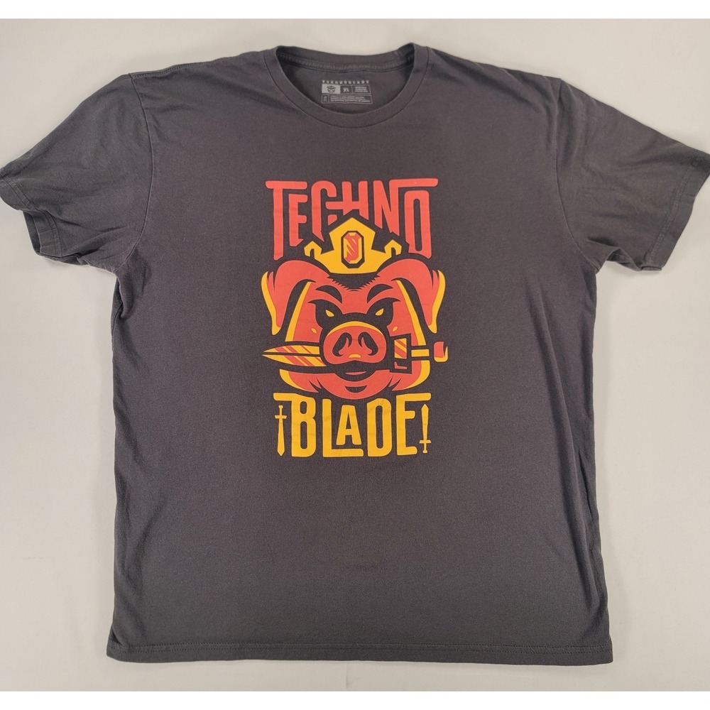 Technoblade‎ Graphic T Shirt XL Gray Gaming YouTube Minecraft Fan Tee